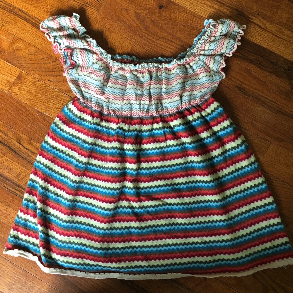 FREE PEOPLE Multicolored Off-The-Shoulder Blouse